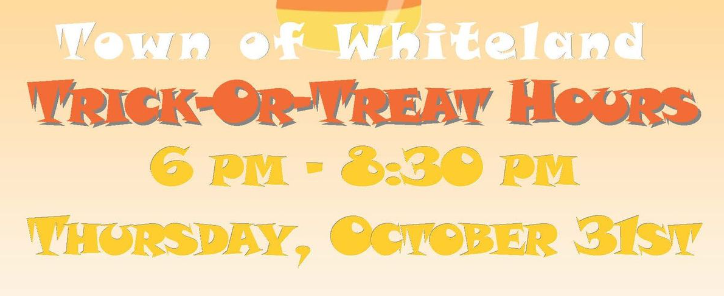 Town of Whiteland Trick or Treat