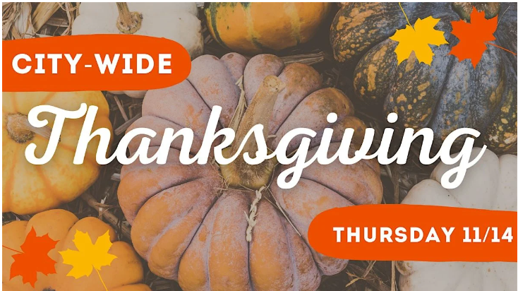 A Feast of Gratitude: Join the CITY-WIDE Thanksgiving Celebration in Greenwood