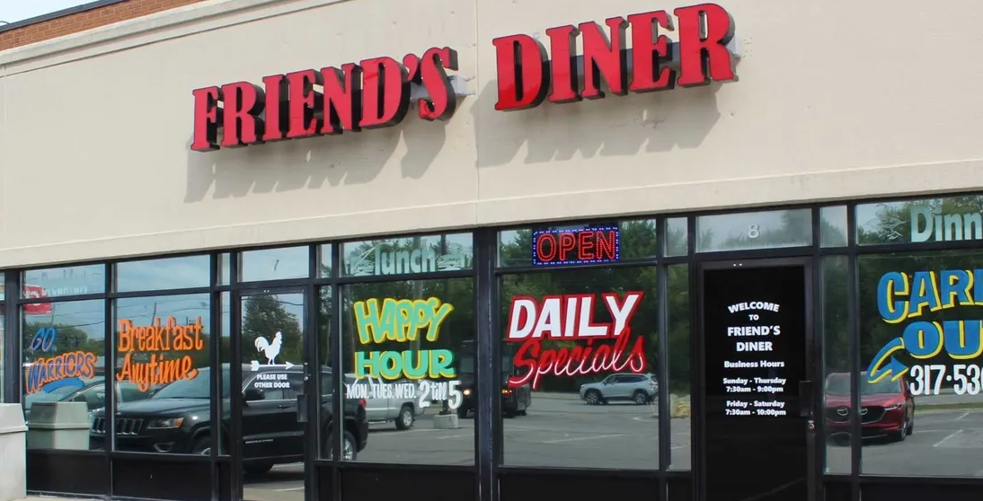 Friend's Diner in Whiteland, Indiana